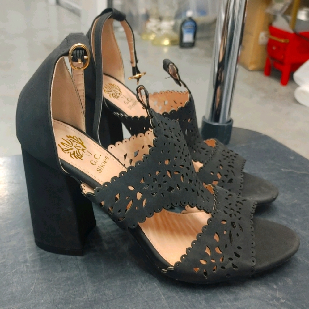 G.C high heels open toed size 8